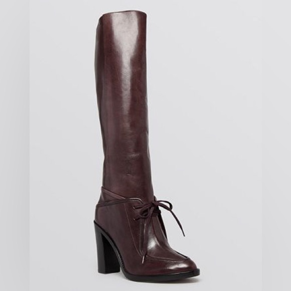 10 Crosby Derek Lam 'Meredith' Brown Leather Boots